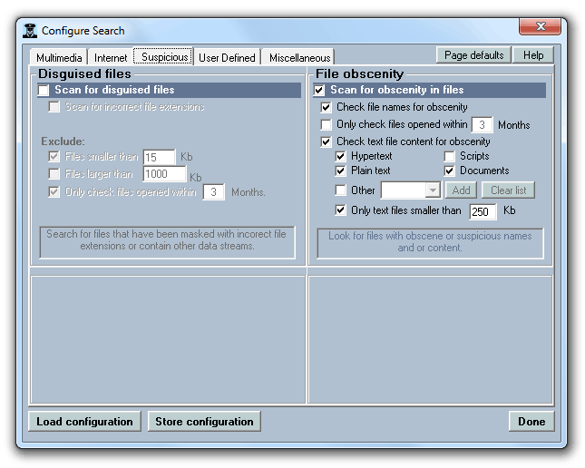 Configuration for cleanup Step 3