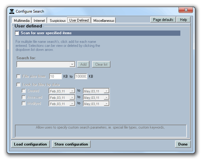 Configuration for cleanup Step 4